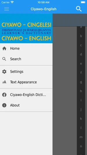 Ciyawo-English Dictionary screenshot 3