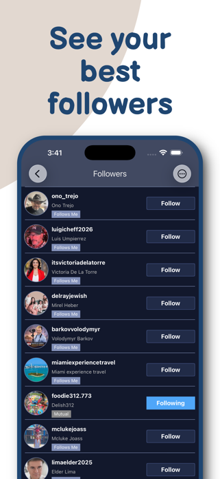 Followers Pro Screenshot 3 of 7