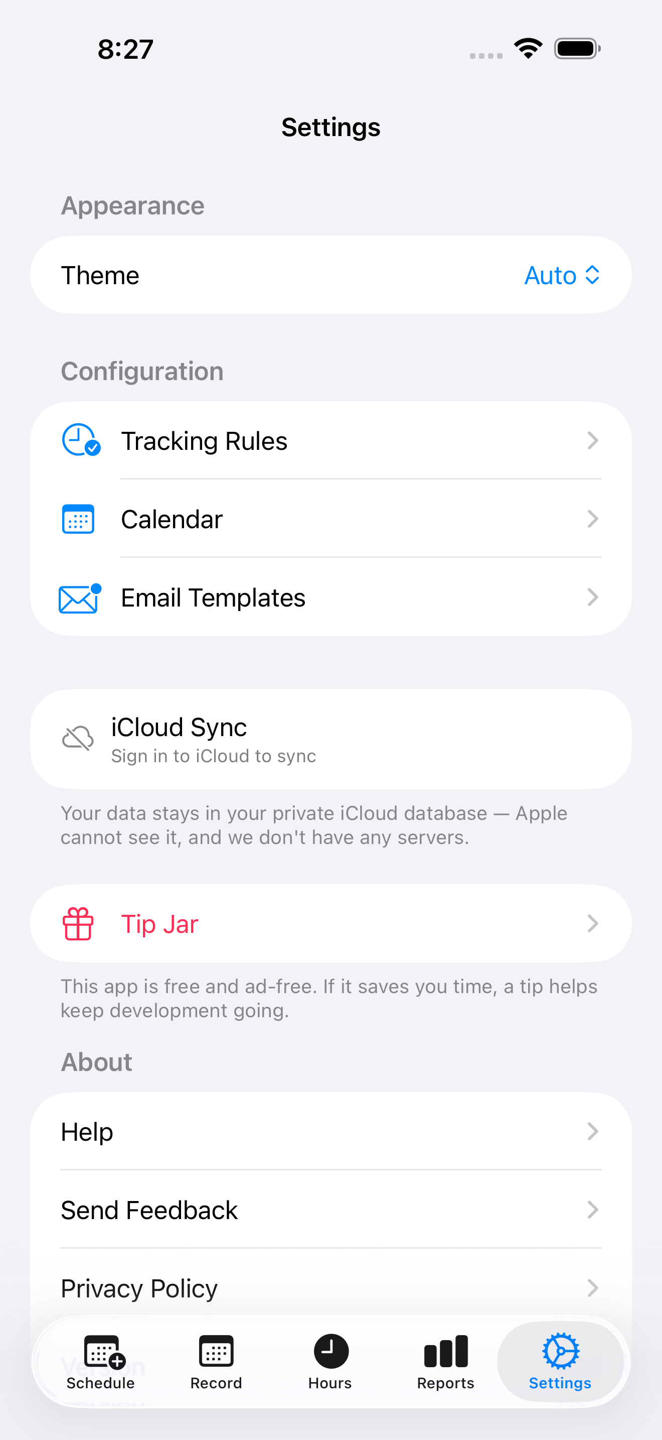 HourlyTimeTracker screenshot 7