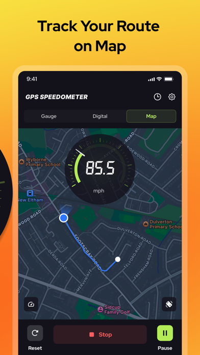 Fast Meter - GPS Speedometer Screenshot 2 - AppWisp.com Fast Meter - GPS Speedometer Screenshot 2 - AppWisp.com