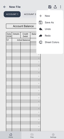 Account Statement iPhone screenshot