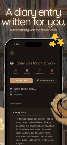 Murmur – AI Journal, Just Talk iPhone screenshot