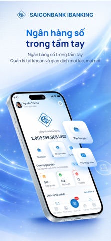 SAIGONBANK iBanking Screenshot 1 of 4
