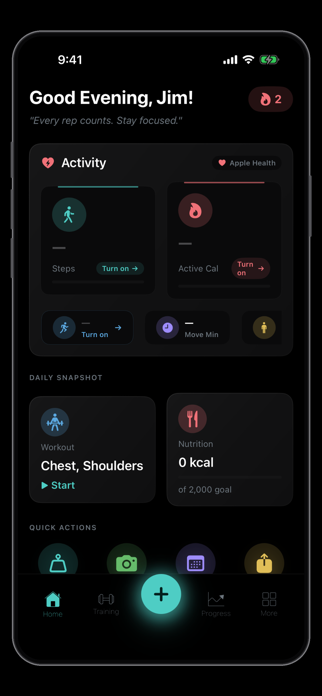 FitTrack+ Screenshot 1 of 6