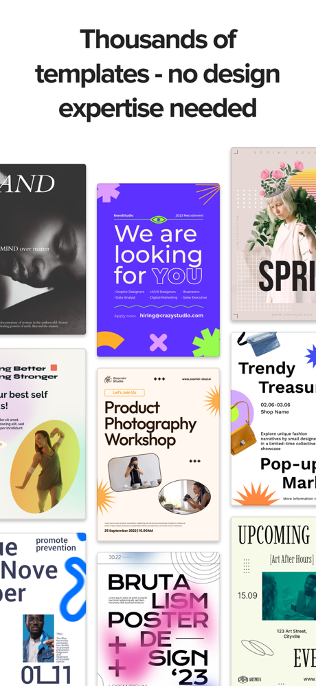 Poster Maker - Flyers Design screenshot 1