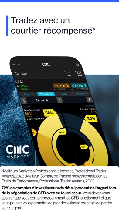 Screenshot #1 pour CMC: Trading de CFD