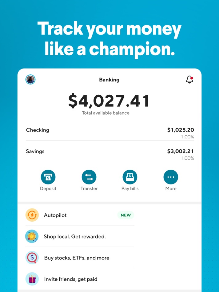 #3. SoFi: Bank, Invest & Loans (iOS) By: Social Finance, Inc