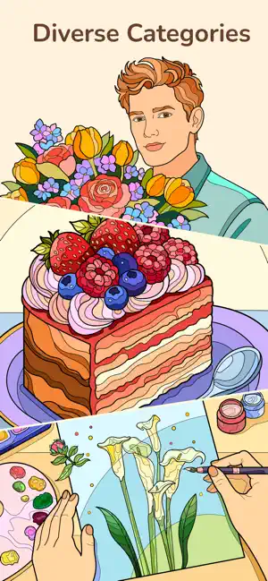 Coloroo Me: Color by Number screenshot 2
