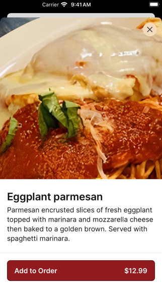 Pronto's Italian iPhone screenshot 4 - Food & Drink app