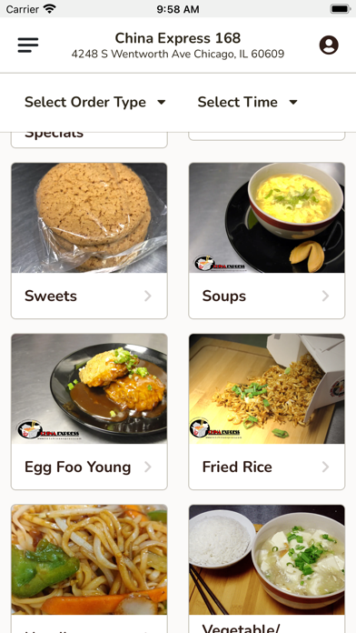 China Express Online Ordering screenshot