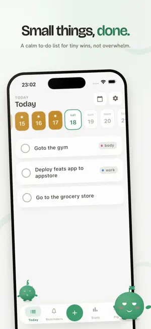 Feats: Calm To-Do List screenshot 1
