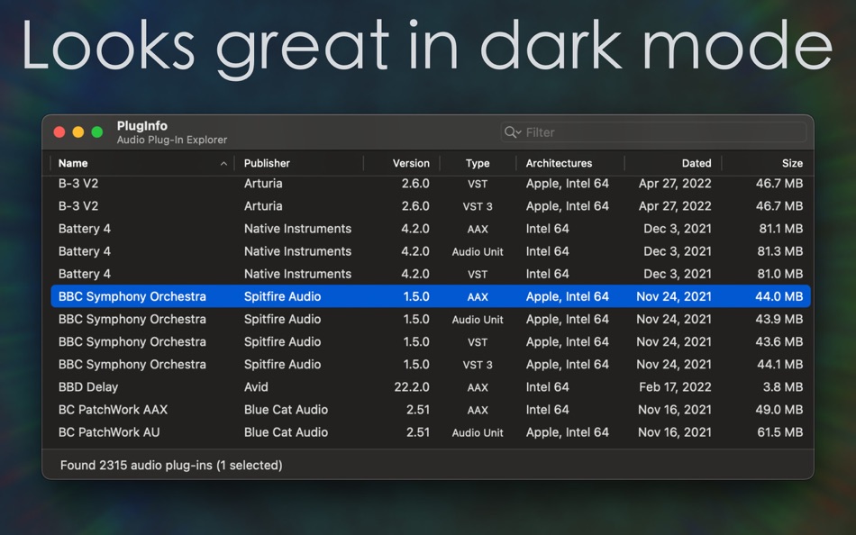#7. PlugInfo (macOS) 由: ThinkerSnacks LLC