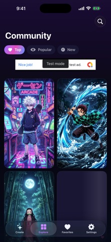 Anime Wallpaper Generator Screenshot 2 of 4