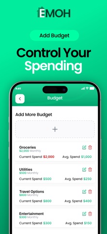 EMOH: Smart Budget Tracker Screenshot 4 of 6