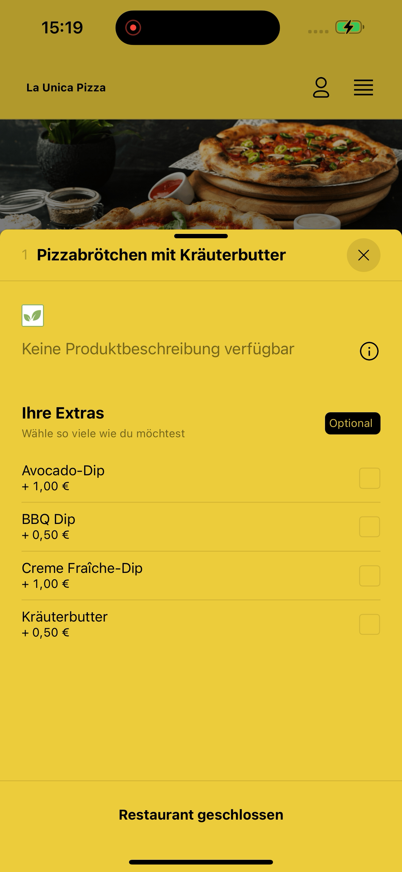 La Unica Pizza screenshot 7