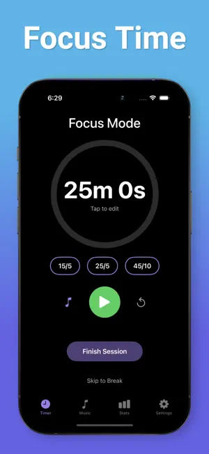 FocusTimes! screenshot 1