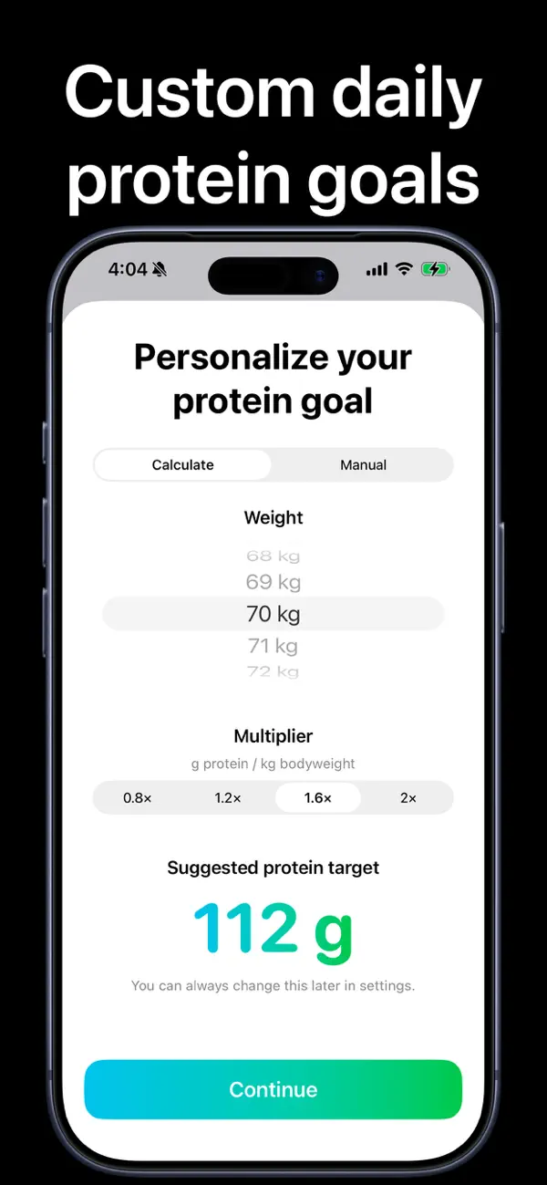 #4. Proto: Protein & Fiber Tracker (iOS) By: Tiny Ideas Pty Ltd
