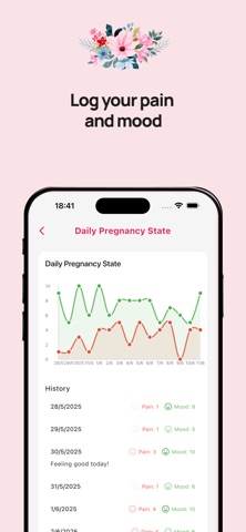 OB Wheel Pregnancy Calculator screenshot
