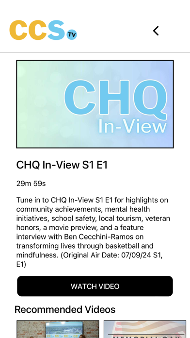 CCS-TV Screenshot
