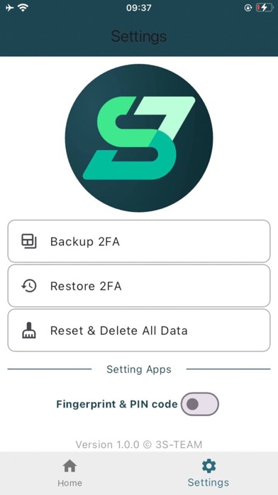 3S-MFA iPhone screenshot 1 - Utilities app