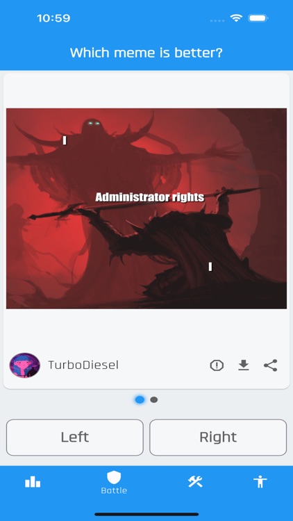 Meme Battle App