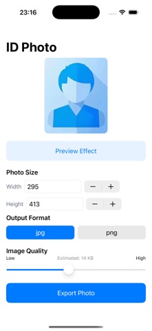 ID Photo Resize Screenshot 1 of 1