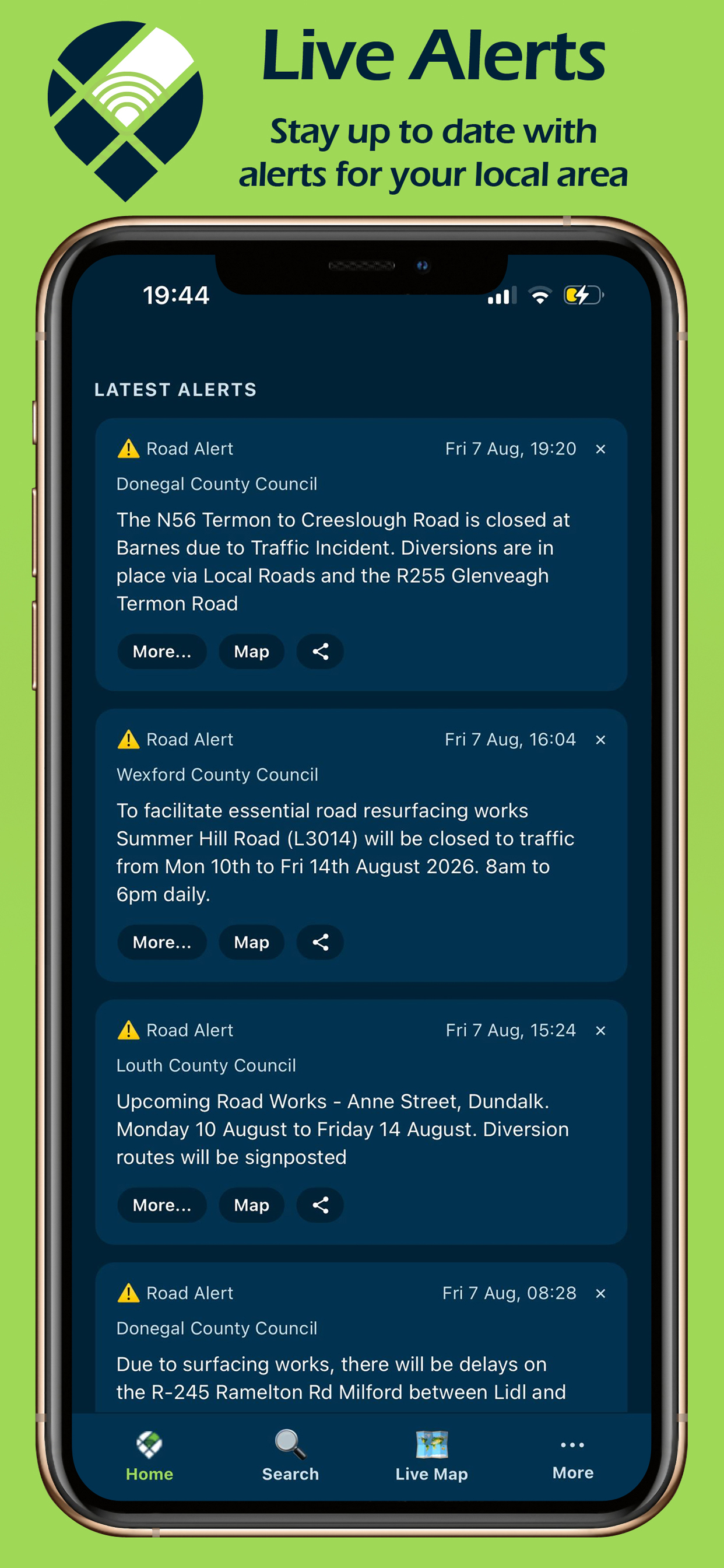 MapAlerter screenshot 2