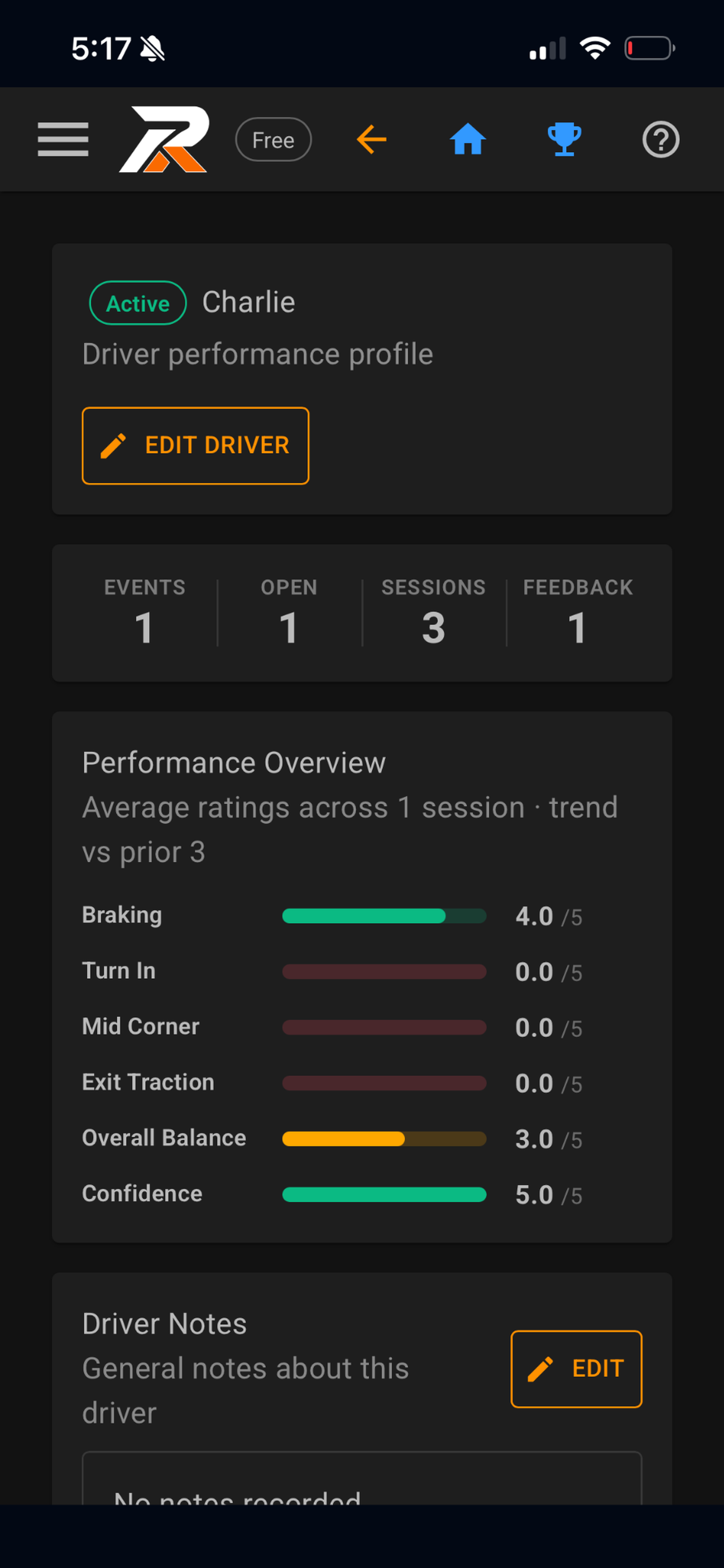 RacerSense screenshot 4