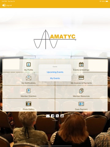 AMATYC iPad screenshot