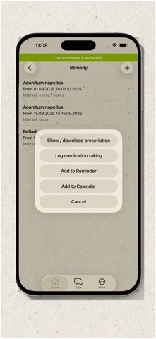 Meine Homöopathie-App iPhone screenshot