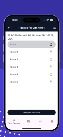 New York Test Routes App screenshot