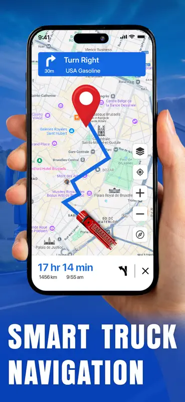 Trucker GPS: Maps & Navigation screenshot 1 of 6