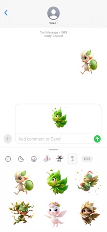 呢喃风贴纸 screenshot