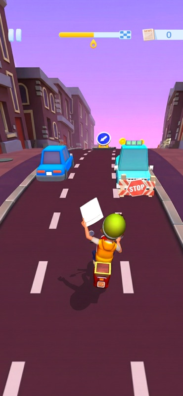 Paper Boy Race: Run & Rush 3D screenshot 7