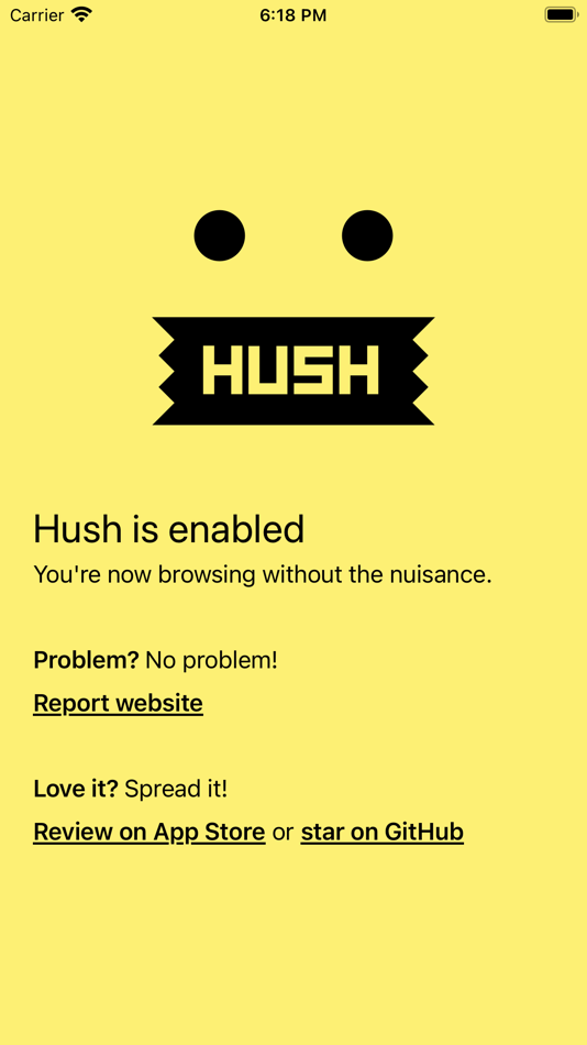 Hush Nag Blocker (macOS) 由: Oblador AB Hush Nag Blocker (macOS) 由: Oblador AB