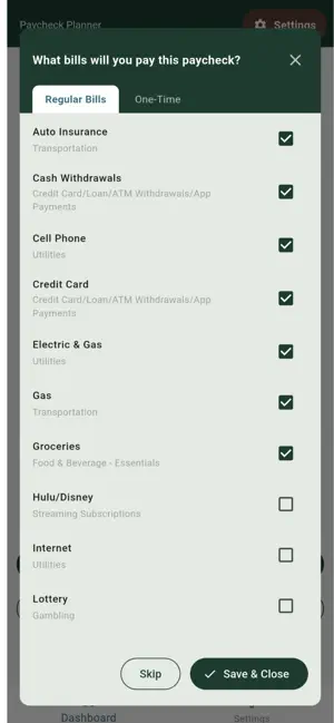 Paycheck Planner: Calculator screenshot 2