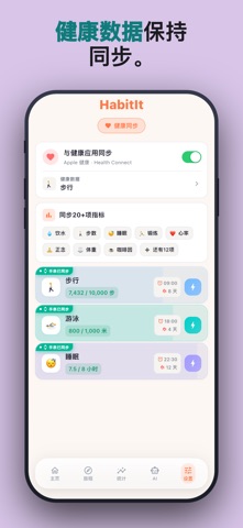 AI目标习惯追踪器: HabitIt screenshot