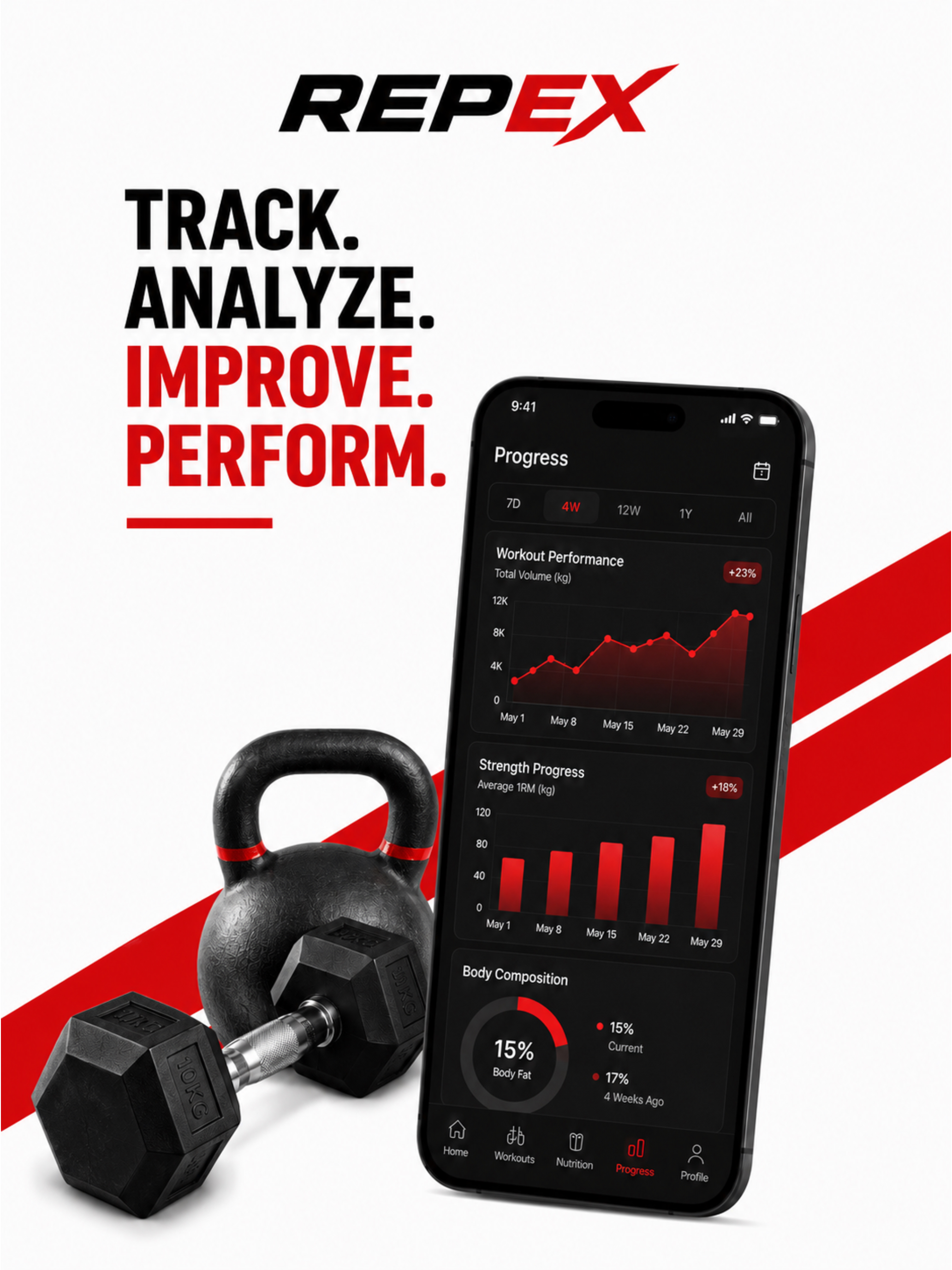 Repex - All in one gym app screenshot 11