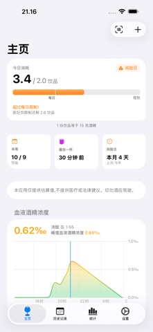 AlcoAware: 酒精追踪器 screenshot