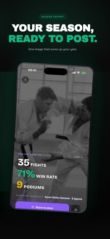 Jutrack: BJJ & Judo Tracker Screenshot 4 of 8