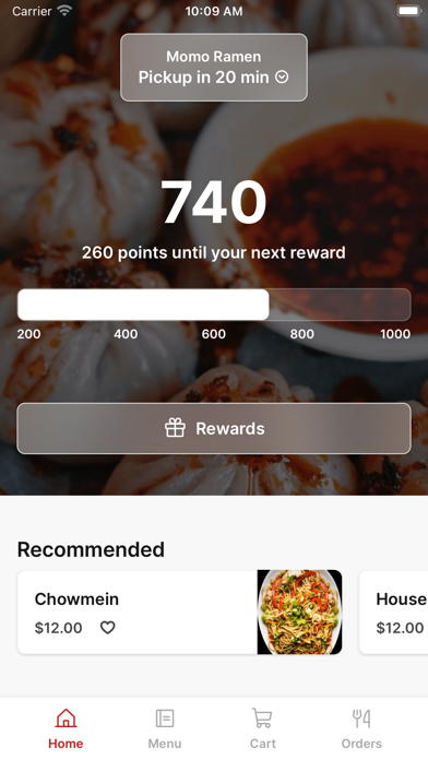 Momo Ramen iPhone screenshot 1 - Food & Drink app