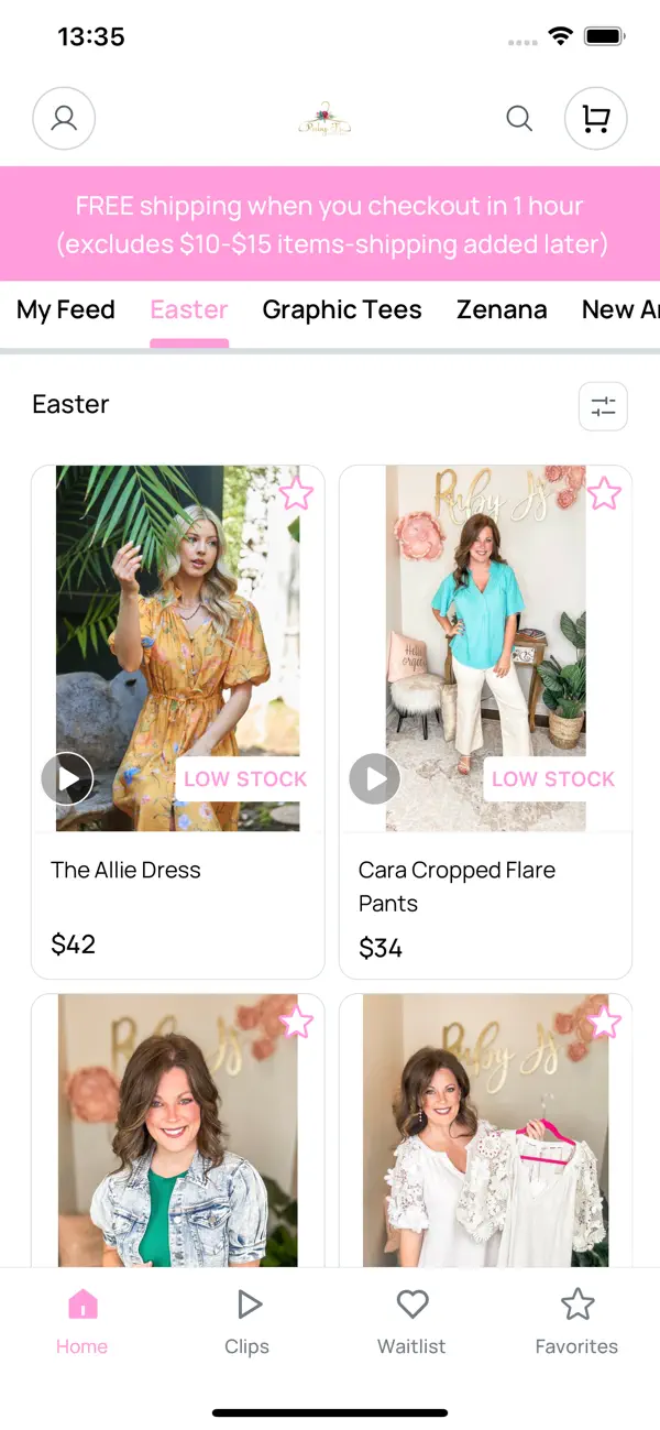 Screenshot #1 pour Ruby J's Boutique