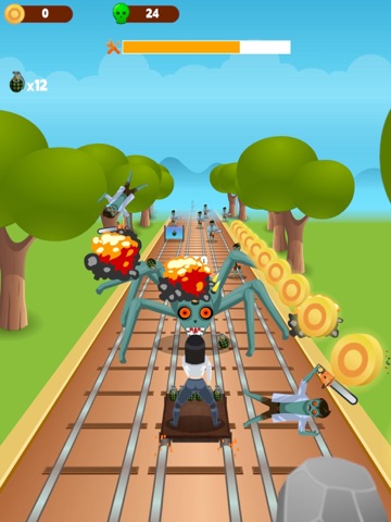 Doomsday Subway:run & shooting iPad screenshot