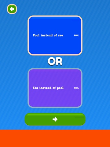 Would you rather party game . iPad screenshot