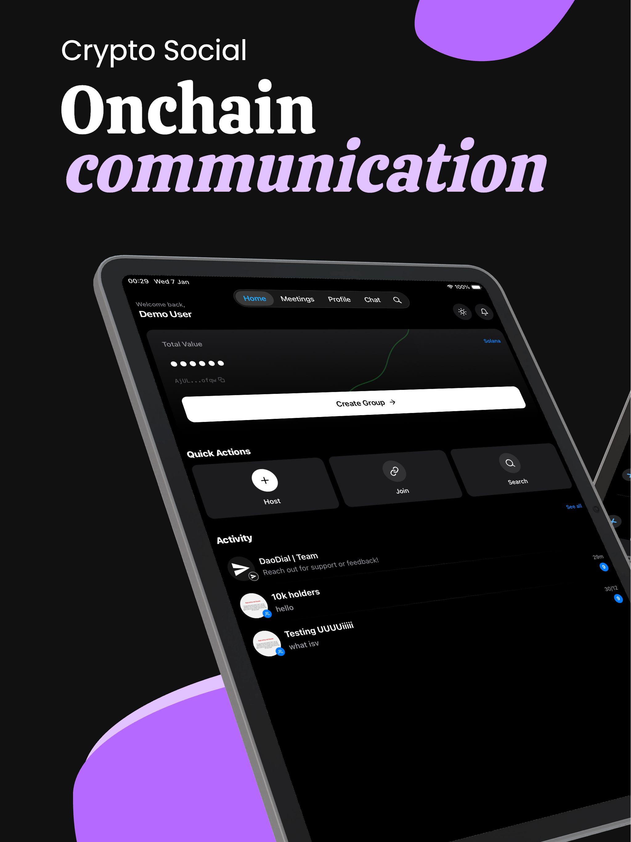DaoDial: Onchain Communication