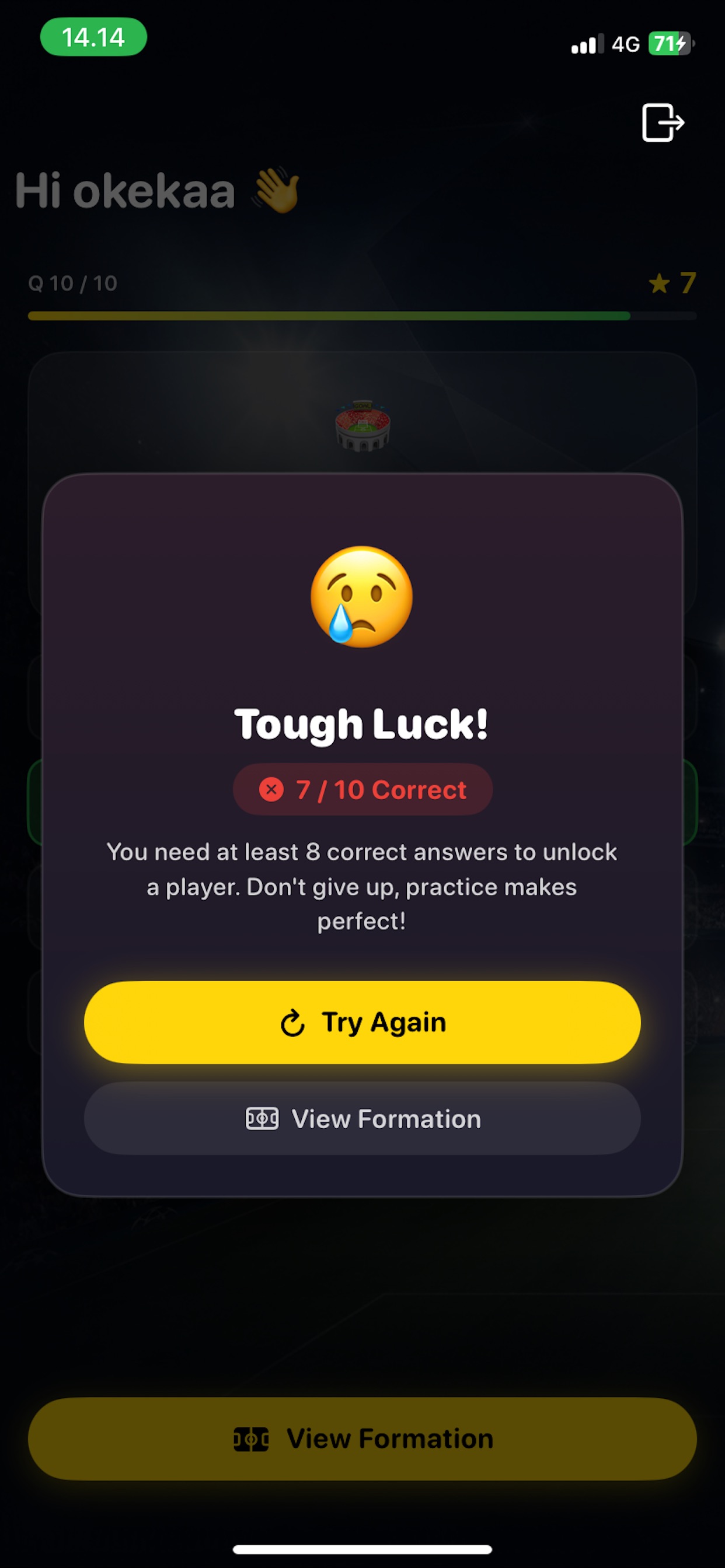 Screenshot 4 of Bola Trivia