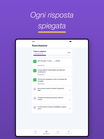 Quiz Agenzia Entrate 2026 iPad screenshot