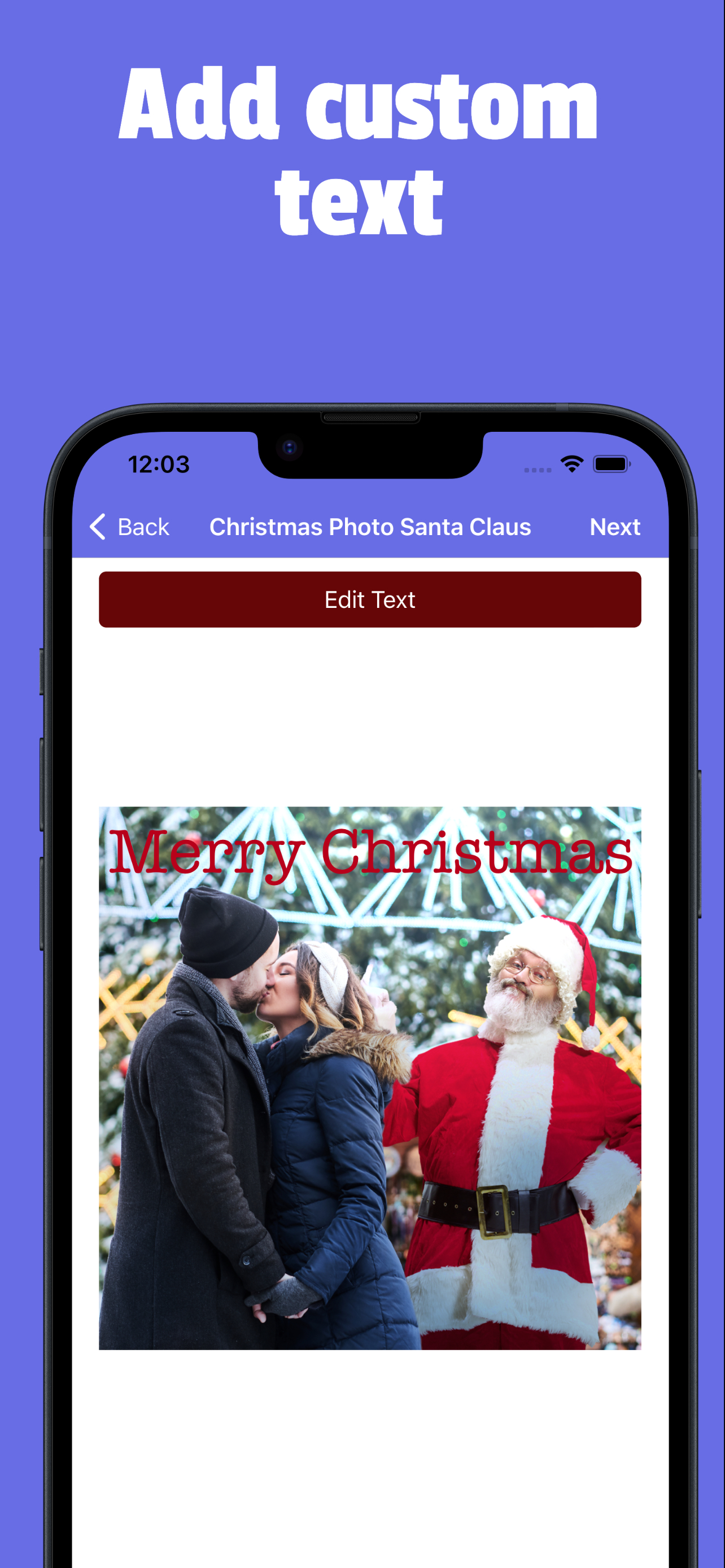 Christmas Photo Santa Claus