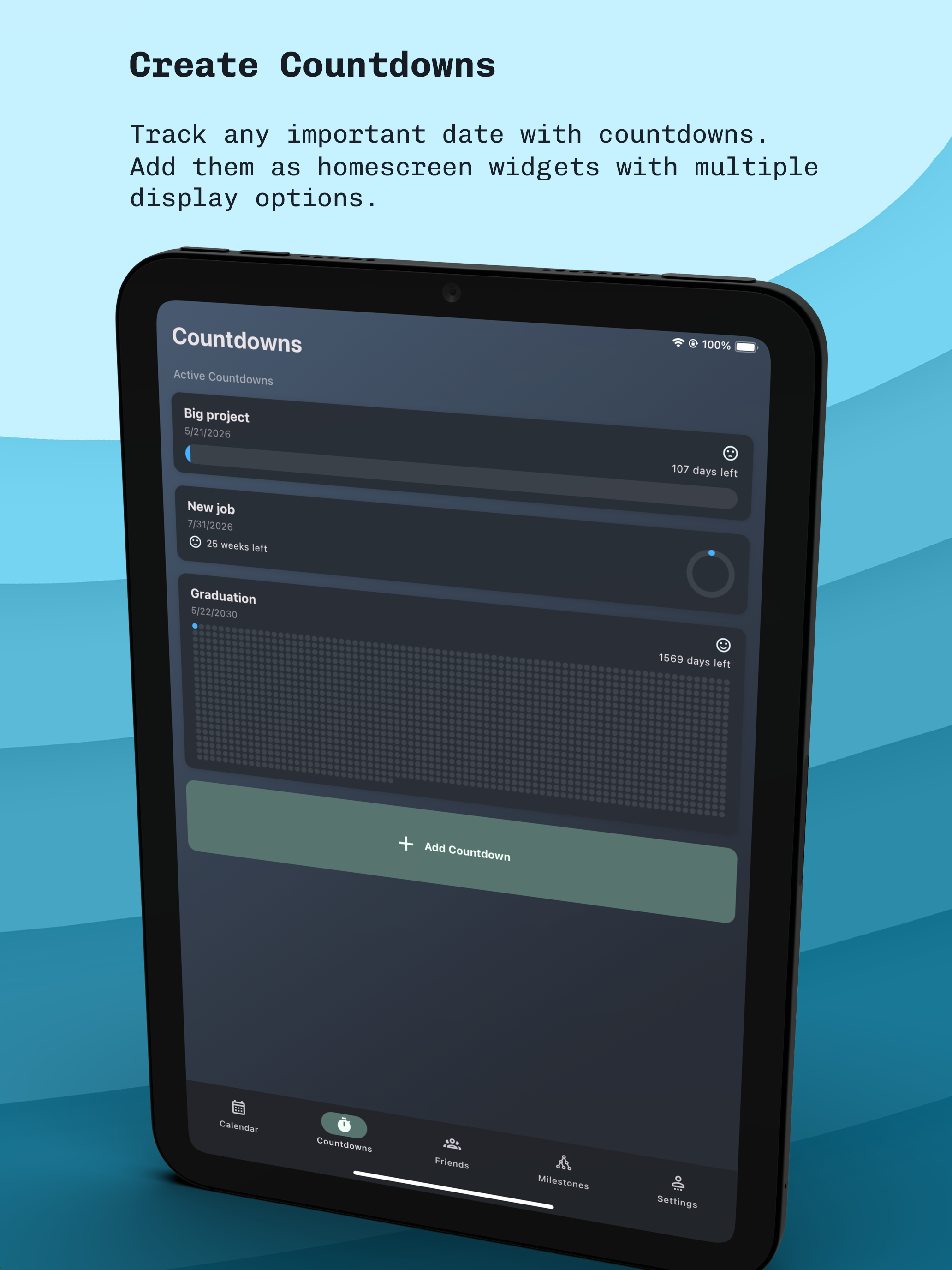 mori - memento mori widgets