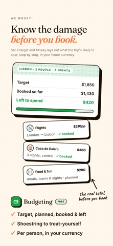 We Mosey - Trip Planner Screenshot 5 of 7